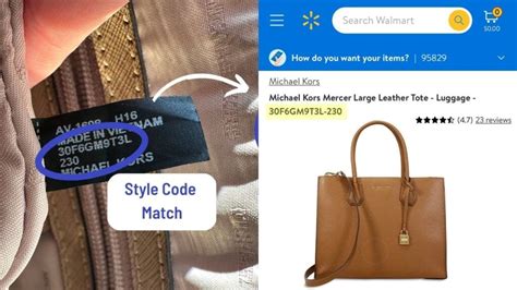 michael kors purse without tag authetic|Michael Kors authenticity code.